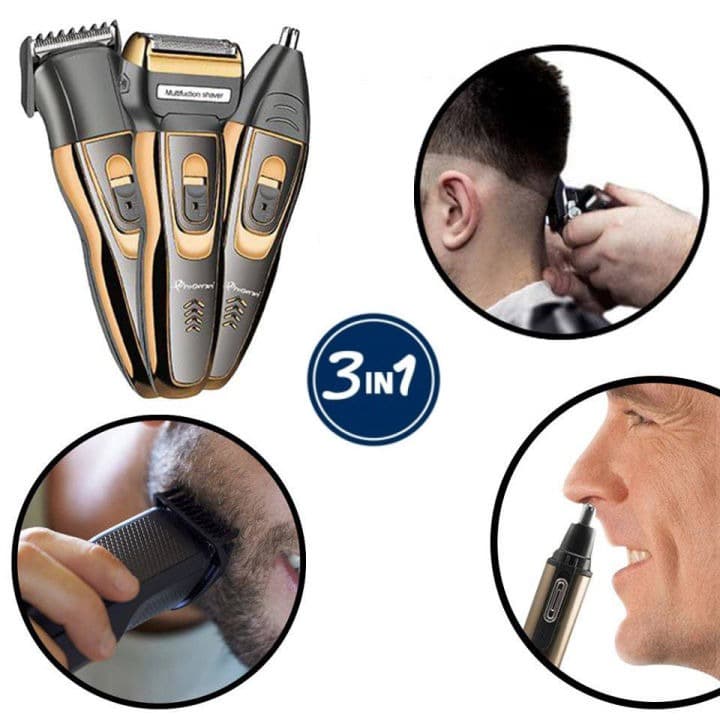 3 In 1 Rechargeable Trimmer for Men, Grooming Tool