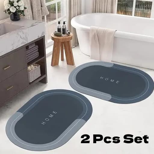 Super Absorbent Floor Mat, Water-Absorbing, Quick-Drying, Slip-Resistant