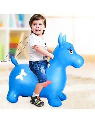 Musical Hopping Horse Toy for Kids | Inflatable Bouncing Horse | Fun Indoor Outdoor Activity