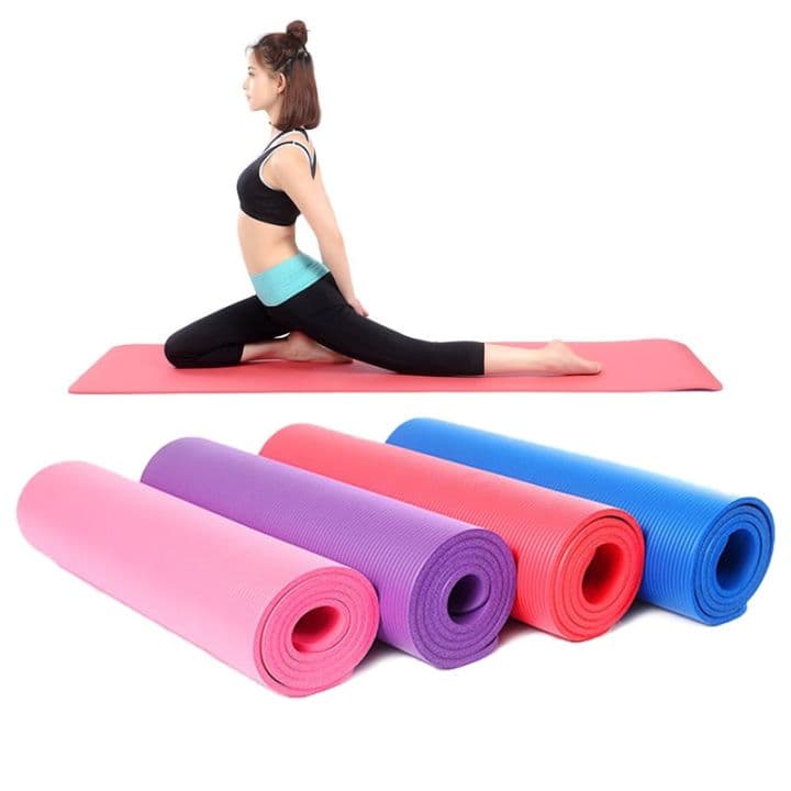 Multicolor Yoga Meditation Mat | Non-Slip | Eco-Friendly PVC | 5mm Thickness