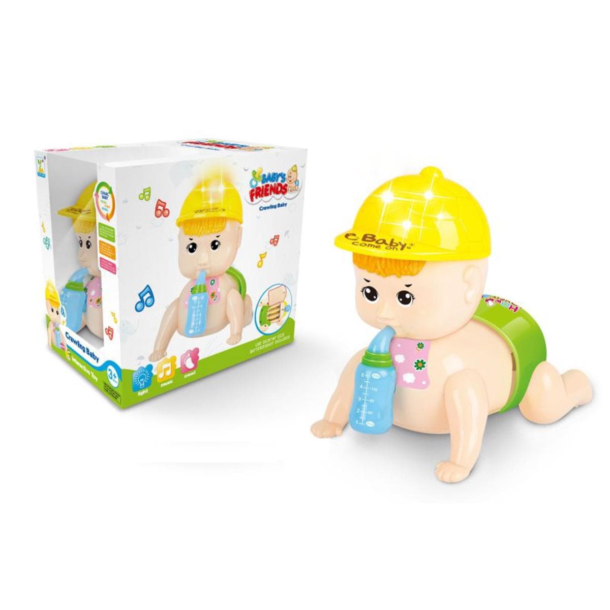 Musical Baby Crawling Toy | Baby Sound & Light Interactive Toy
