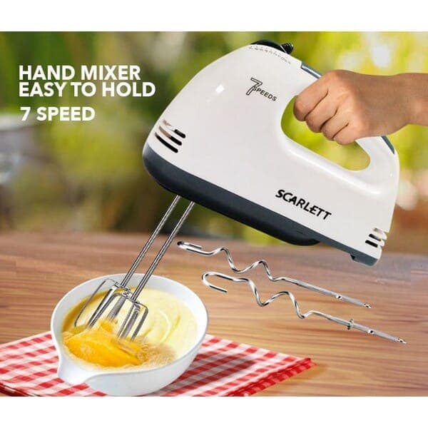 Electric Hand Mixer | Lightweight Electric Beater Adjustable Speeds