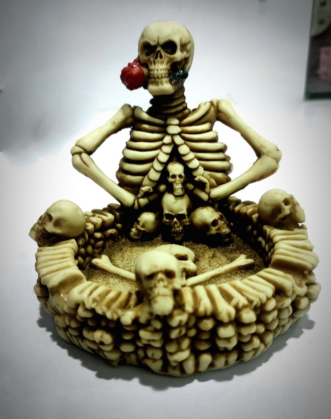Human Skull Ashtray | Gothic Decor | Smoking Gifts
