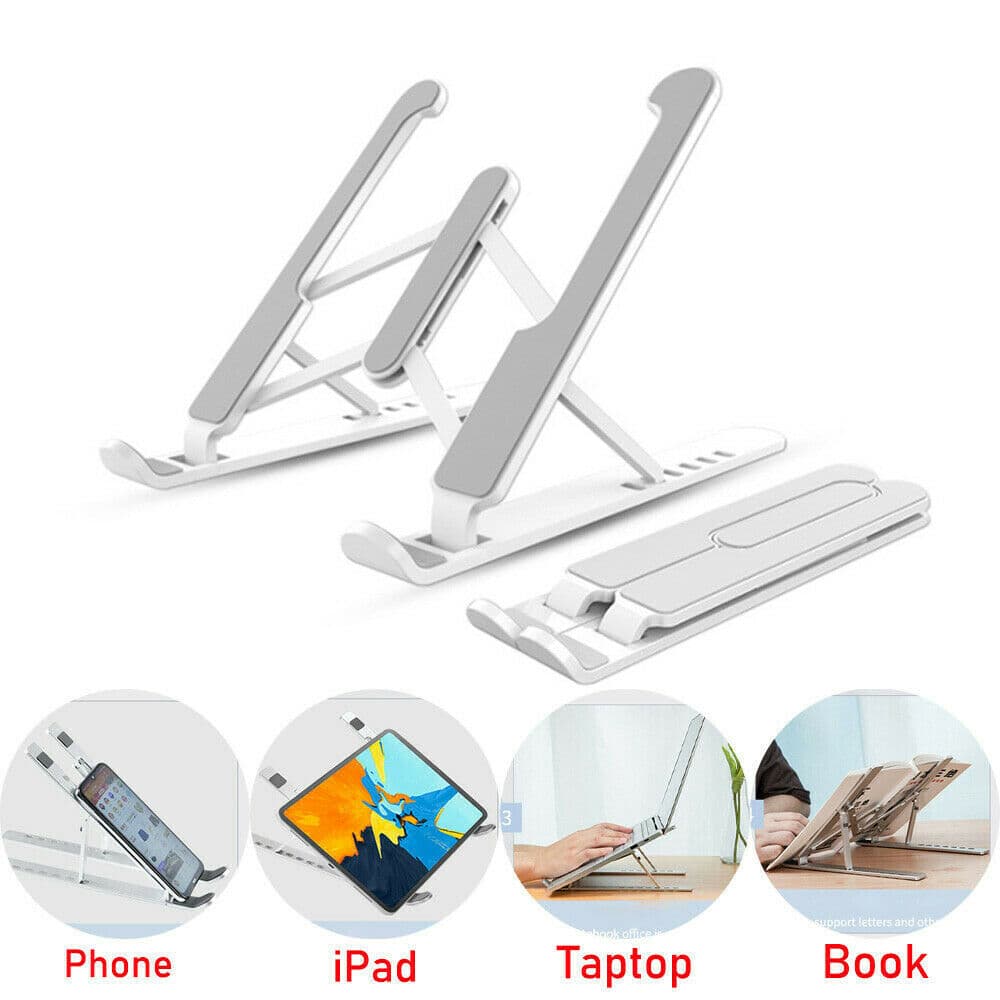 Aluminum Alloy 7-Level Adjustable Laptop Stand | Ergonomic Laptop Stand | Portable Laptop Holder