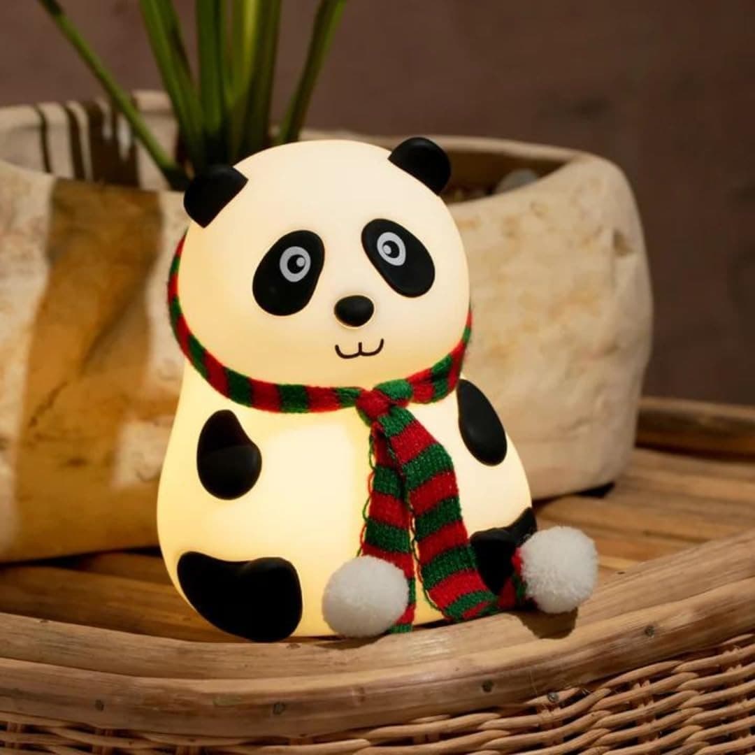Rechargeable Panda Lamp | Cute Kawaii Night Light | Touch Control 7 Color Changing