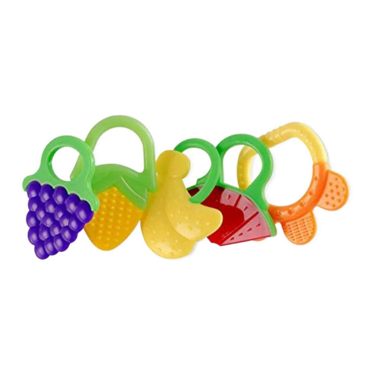 Babies Silicone Fruit Teething Toys | Soft Teether for Infants | Non-Toxic Silicone Teethers