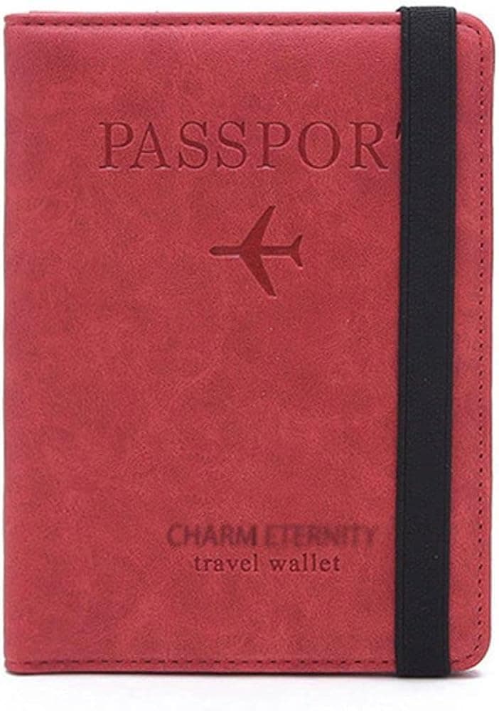 Passport Holder Cover Wallet | Travel Document Organizer for Men and Women