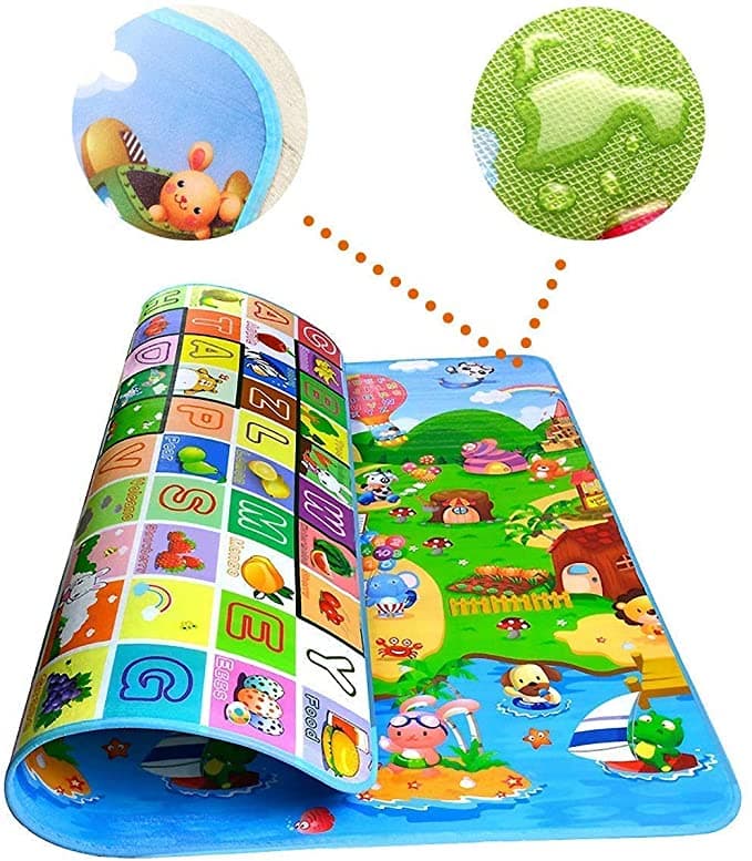Baby Double-Sided Waterproof Crawl Mat | 4ft & 6ft Options