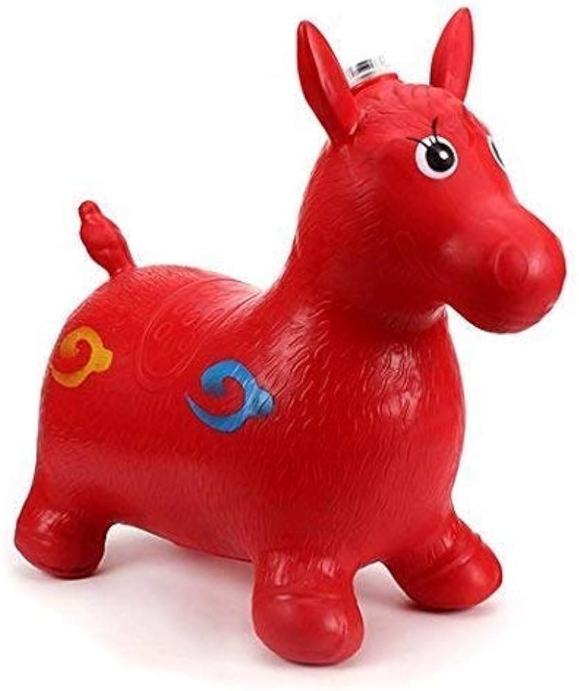 Small Horse Animal Toy for Kids | Ride-On Spring Horse Toy | Colorful Kids Toy