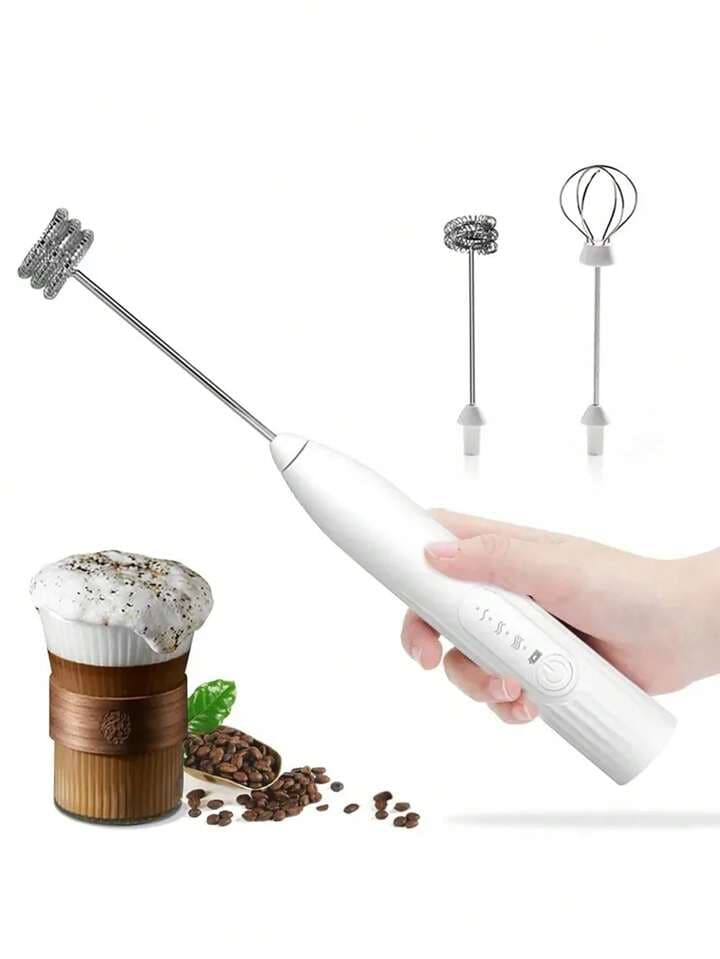 Handheld Electric Milk Frother | Coffee Foamer Blender | Milk Whisk