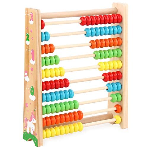 Wooden Abacus Counting Toy for Kids | Math Learning Tool | Preschool Educational Toy