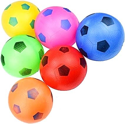 Kids Tubeless Football | 25cm Multi-Color Ball | Outdoor Play