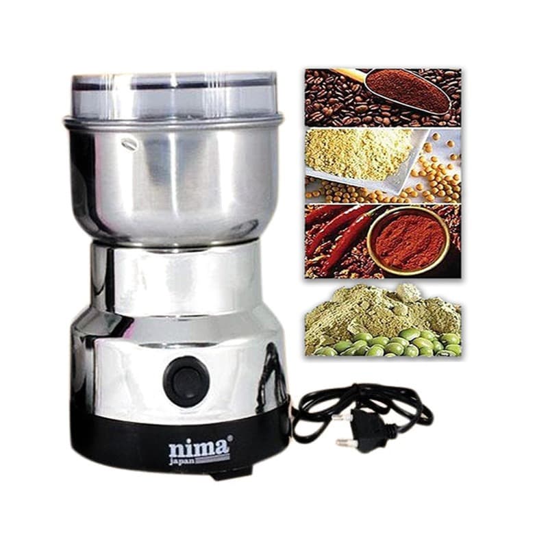 Nima Mini Electric Grinder | 4 Blade Coffee and Spice Grinder | Portable Stainless Steel Grinder