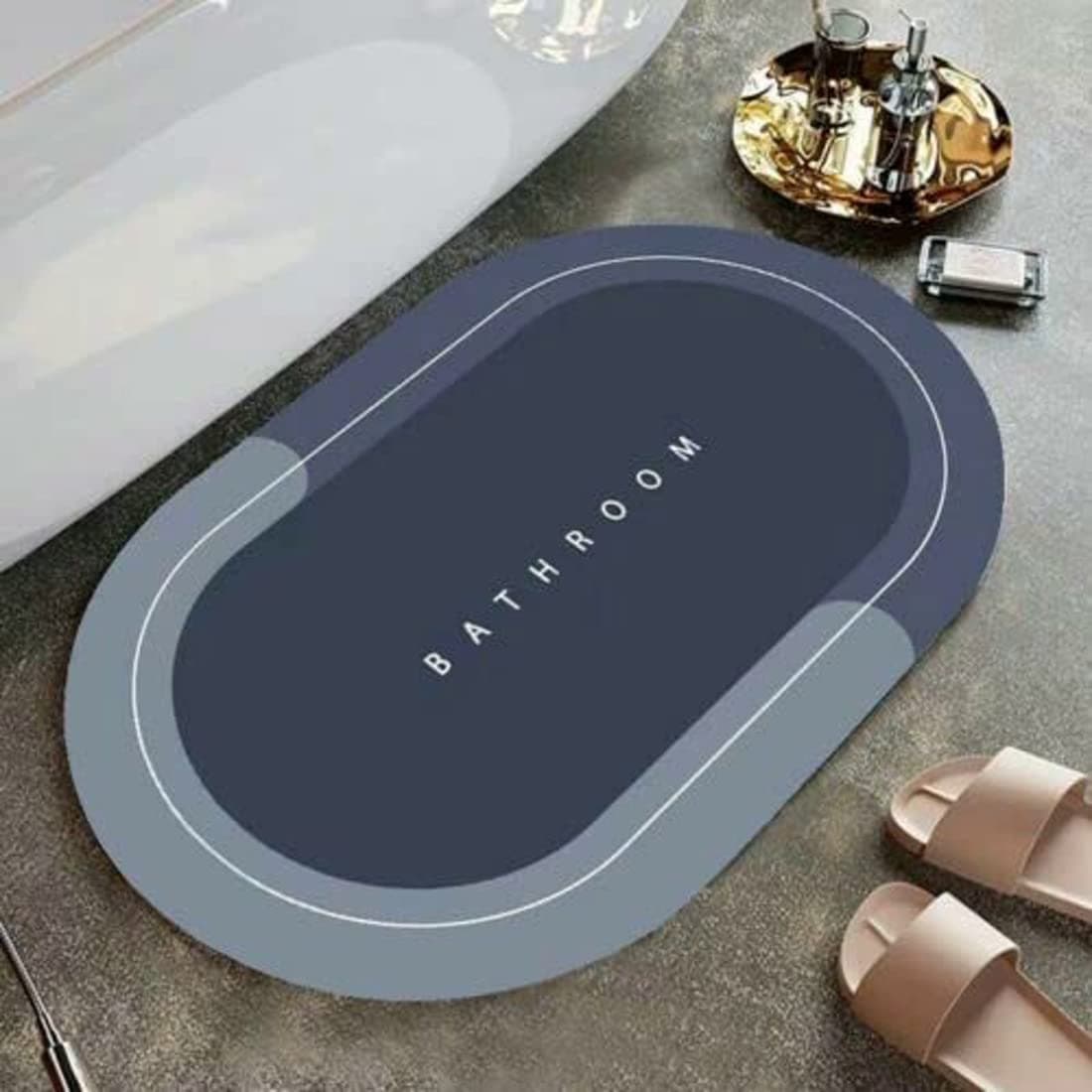 Super Absorbent Floor Mat, Water-Absorbing, Quick-Drying, Slip-Resistant