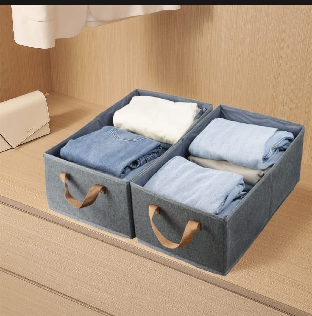 Wardrobe Clothes Organizer Storage Bag | Foldable Closet Organizer for Shirts, Pants, and Sarees