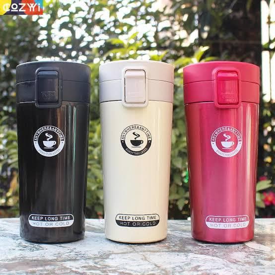 380ml Vacuum Insulated Stainless Steel Coffee Mug | Durable Hot & Cold Drink Cup