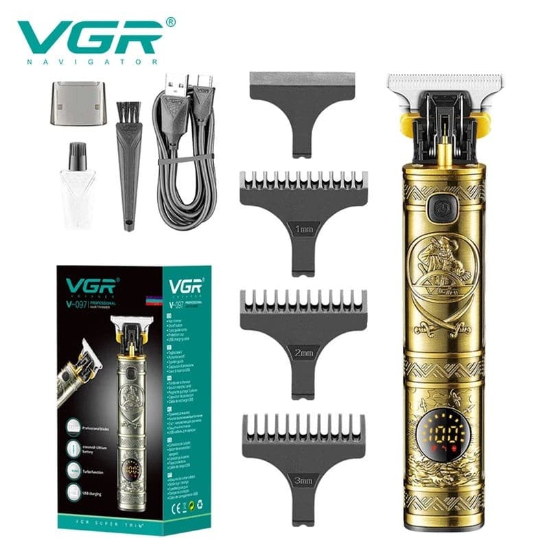 VGR V-097 Professional Hair Trimmer | Cordless Rechargeable Grooming Kit | Hair & Beard Trimmer