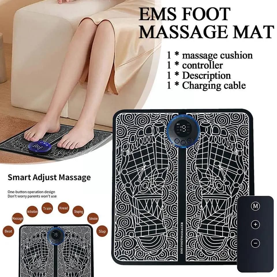 EMS Foot Massager | Electric Muscle Stimulator for Pain Relief | Foot Pain Relief Device