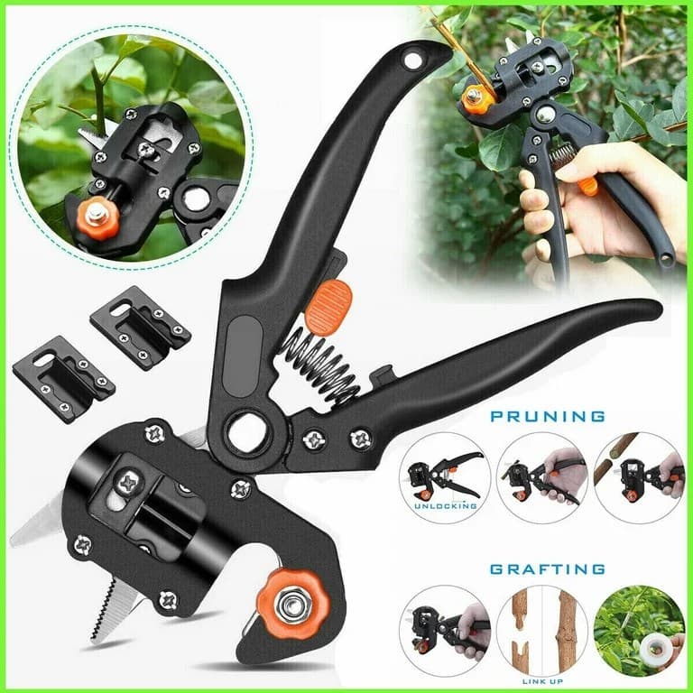 Professional Grafting Tool | 2-in-1 Pruning and Grafting Cutter | Stainless Steel Garden Tool