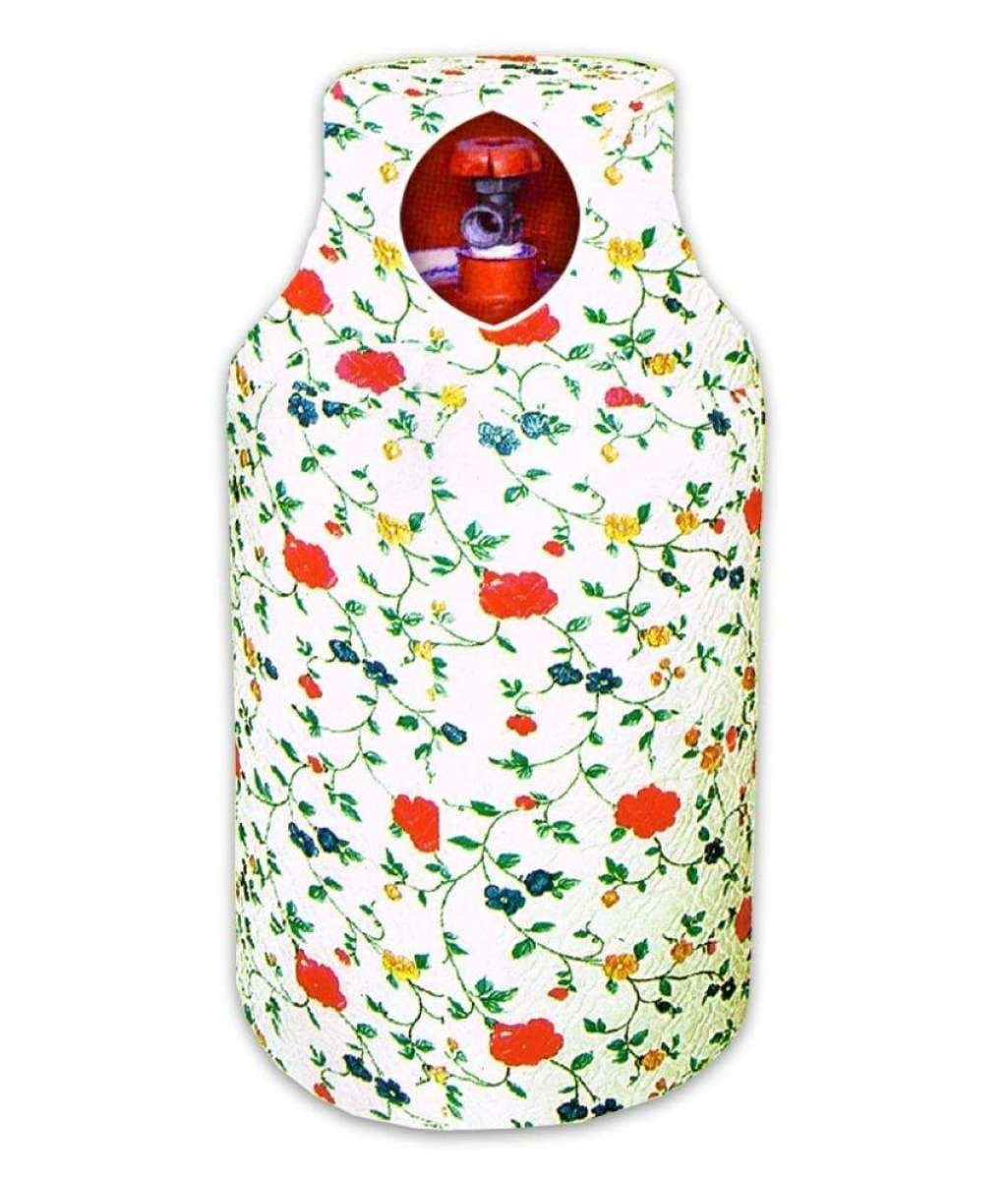 LPG Gas Cylinder Cover | Quilted Cotton Protector | Assorted Colors