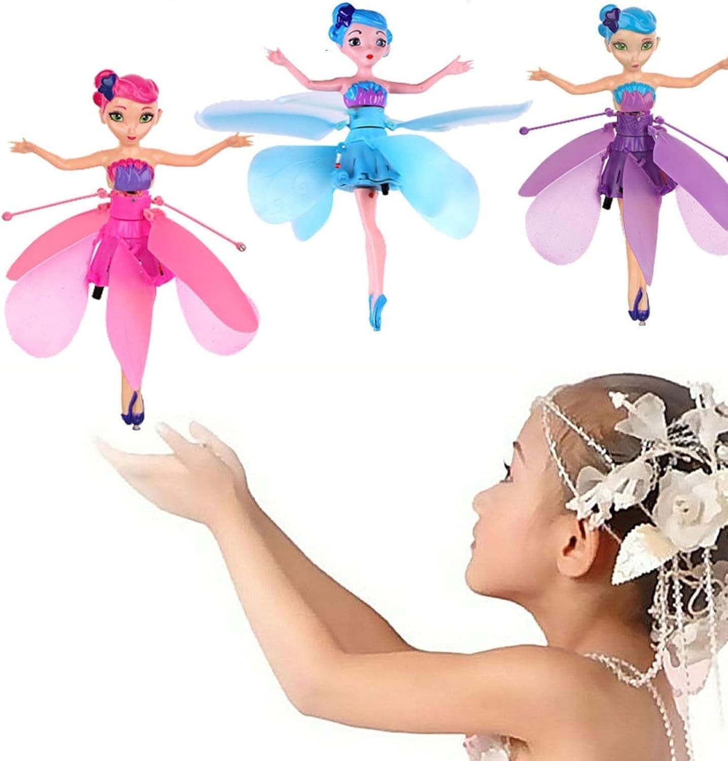 Magic Flying Fairy Princess Doll Toy | Rechargeable Indoor Flying Toy