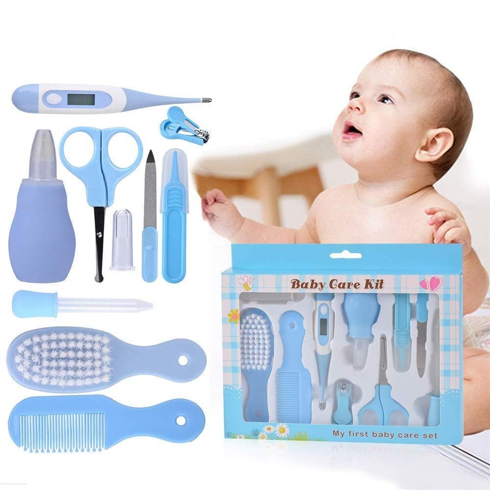 10Pcs Baby Care Set | Baby Grooming Kit | Infant Hygiene Essentials