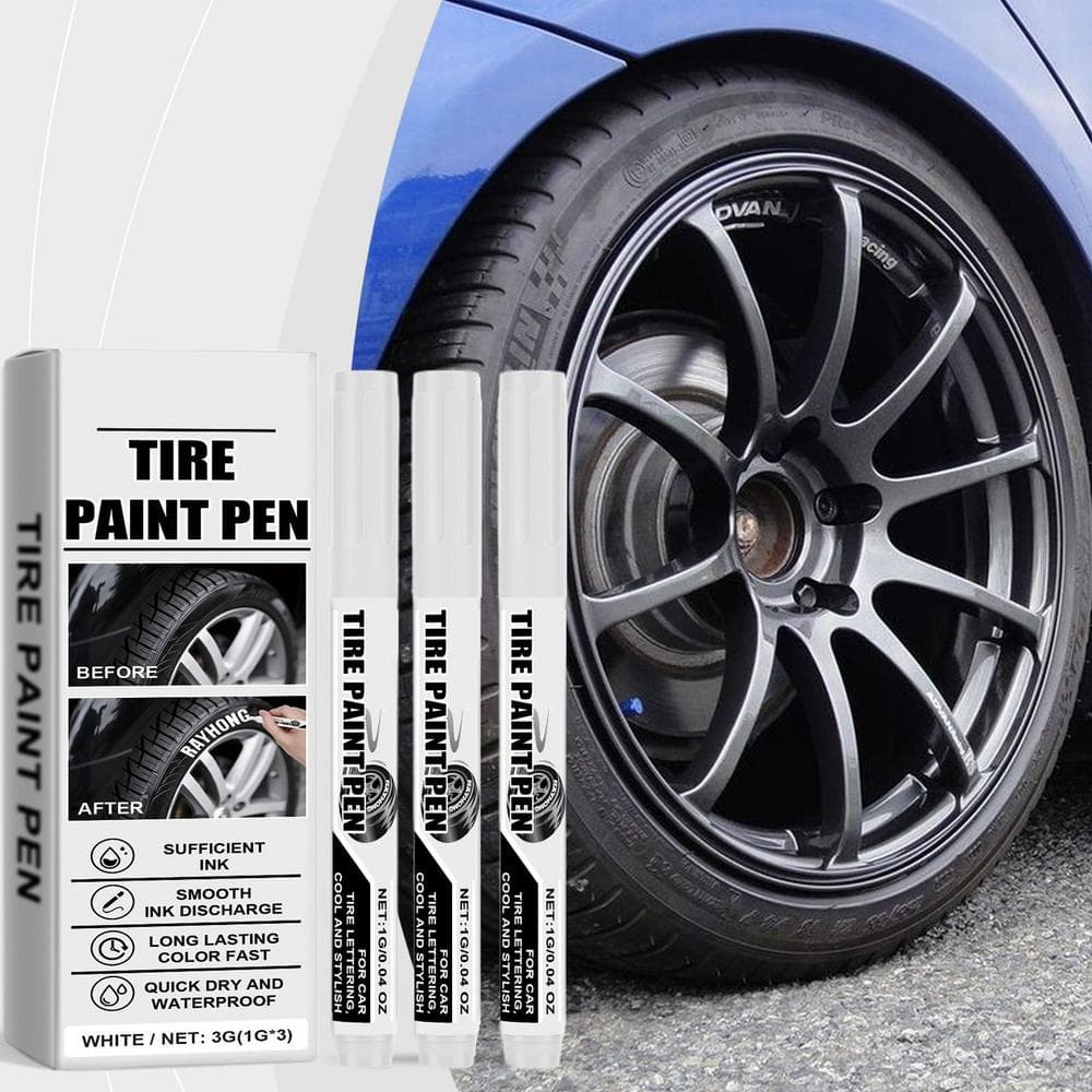 Car Tyre Marker Pen | White Tire Paint Pen | DIY Tire Marking Tool