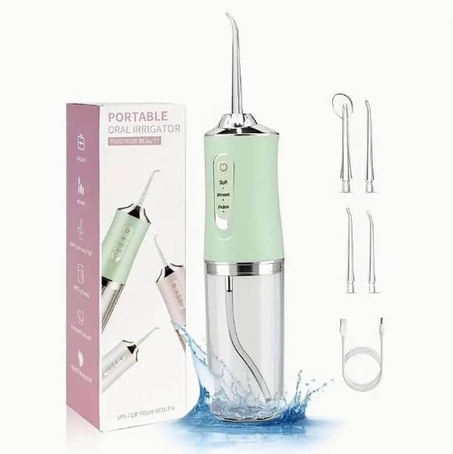 Rechargeable Oral Irrigator | Electric Water Flosser | Dental Scaler Tool