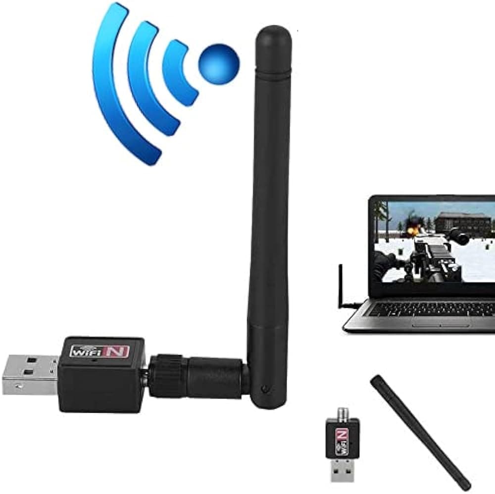 600Mbps USB WiFi Dongle | Wireless WiFi Adapter for Desktop and Laptop