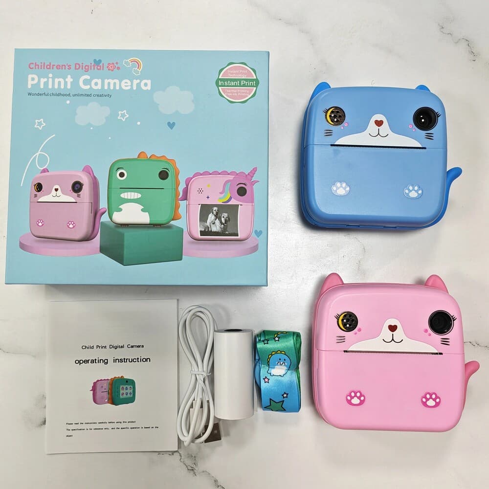 Children's Instant Print Camera | Fun Photography for Ages 3-12 | Includes MicroSD Card