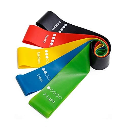 5 Pcs Resistance Loop Bands | Fitness Bands Set | Workout Bands for Strength Training