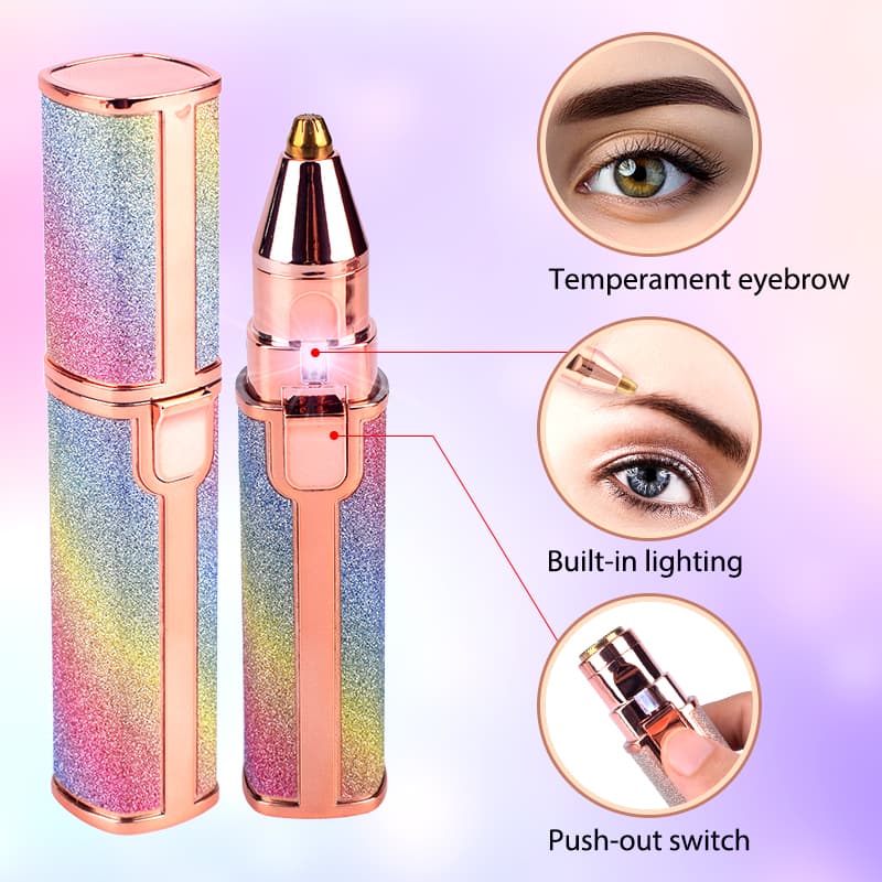 Rechargeable 2 In 1 Flawless Facial Razor for Women