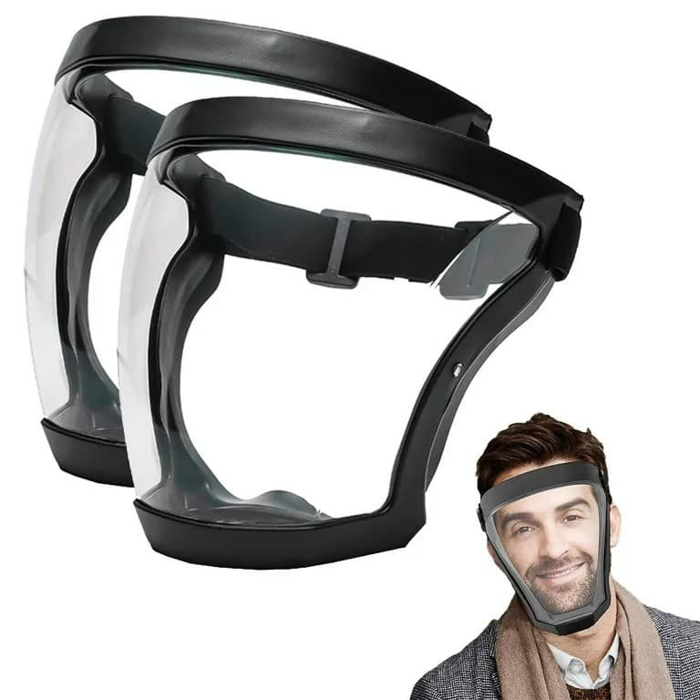 Full Face Shield Mask | Anti-Fog Eye Shield Visor