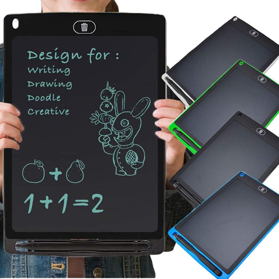 LCD Writing Tablet for Kids | Erasable Doodle Board | Educational Creative Toy