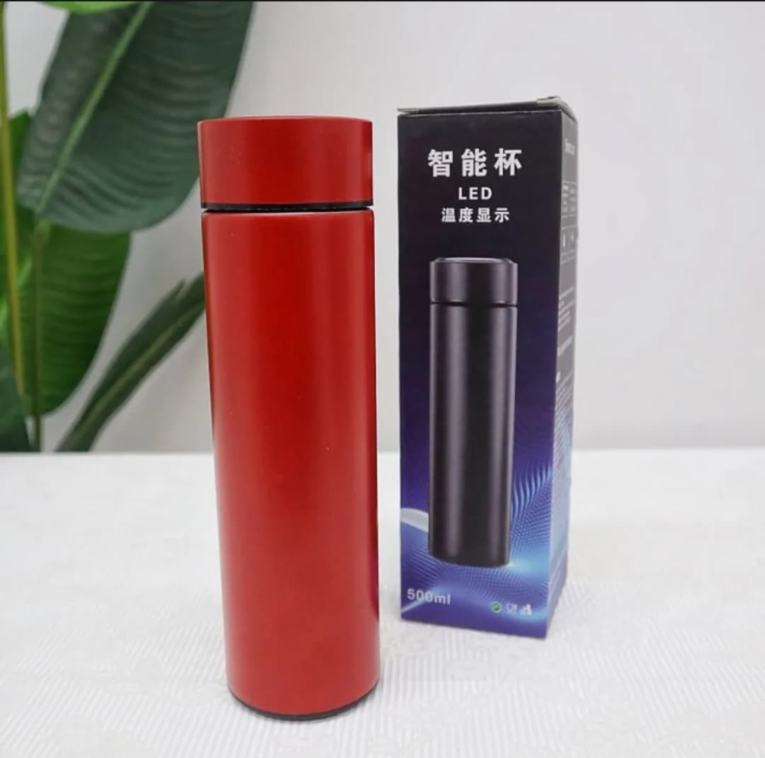 500ml Stainless Steel Digital Thermos Bottle with LED Temperature Display | Vacuum Insulated Thermos for Hot and Cold Drinks