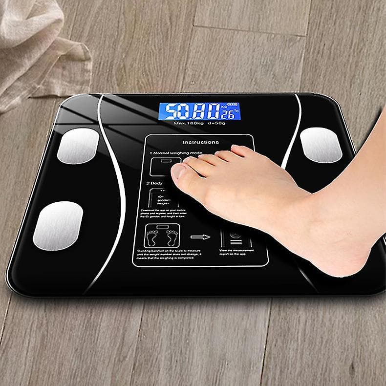 Bluetooth Weighing Scale | Digital Body Weight Scale | Tempered Glass Weight Scale