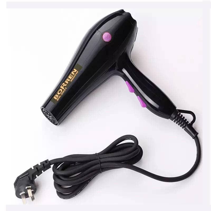 Borren Professional Hair Dryer BR-2031 | 3000W Hair Dryer | Ionic Ceramic Technology Hair Dryer