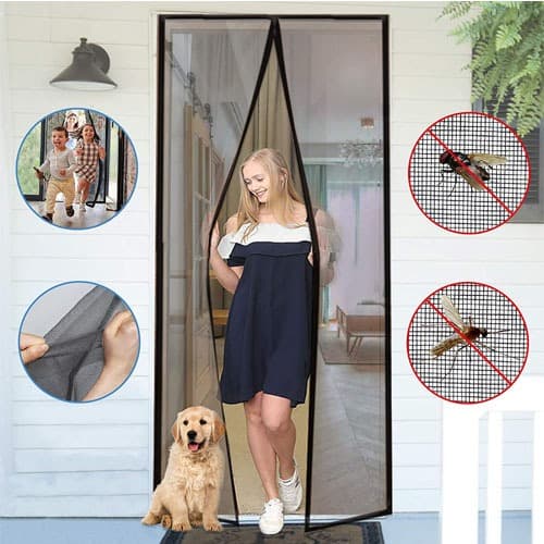 Magic Mesh Anti Mosquito Door Curtain | Magnetic Screen | Fly & Insect Guard