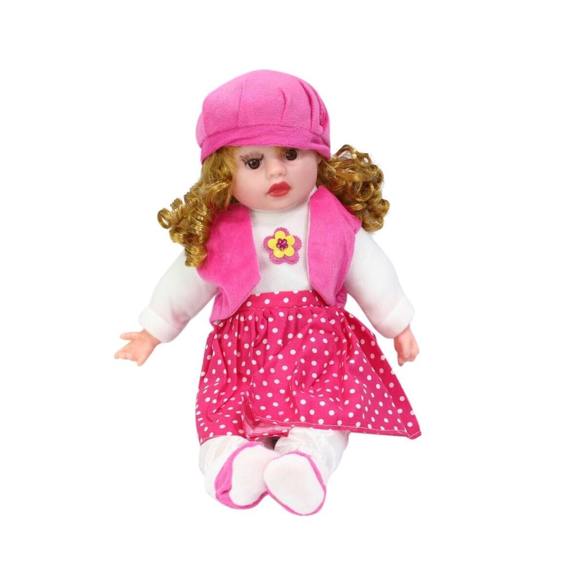 Soft Girl Singing Baby Doll Toy | Interactive Multicolor Doll with Stylish Clothes