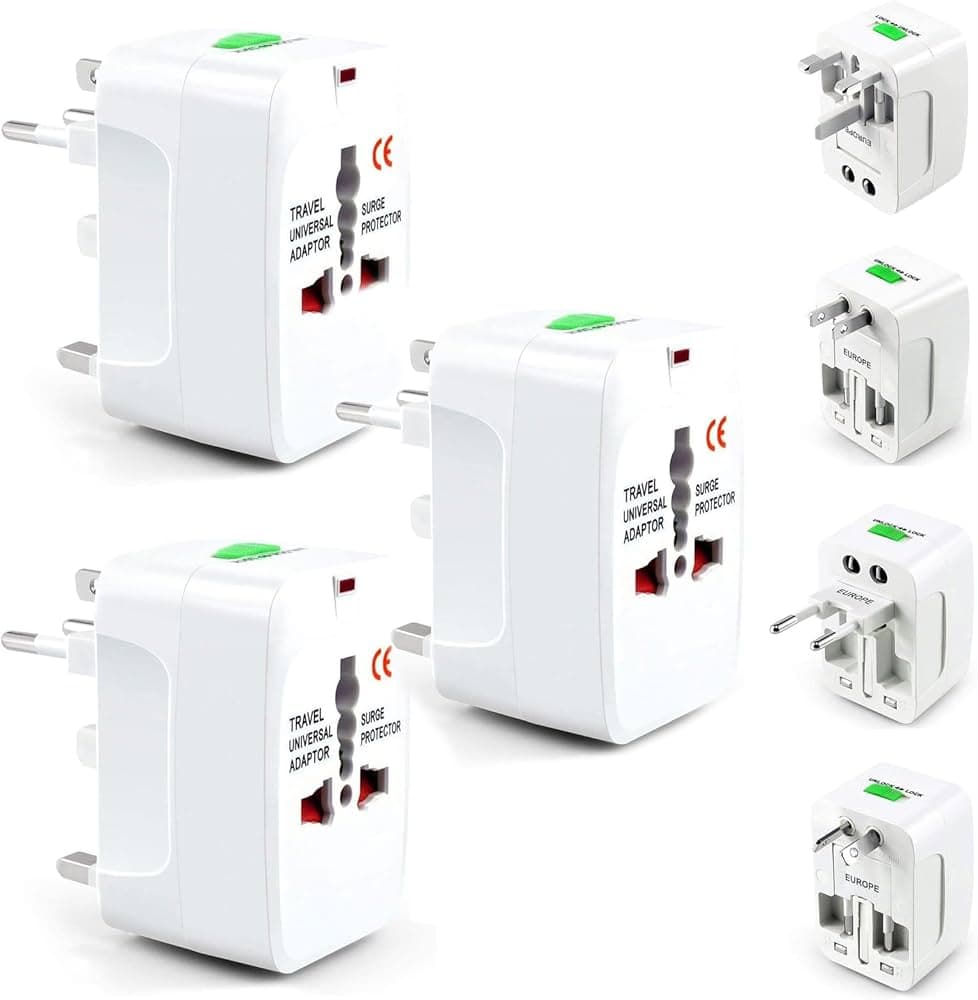 Universal Travel AC Adapter | International Plug Adapter | All-in-One Travel Charger