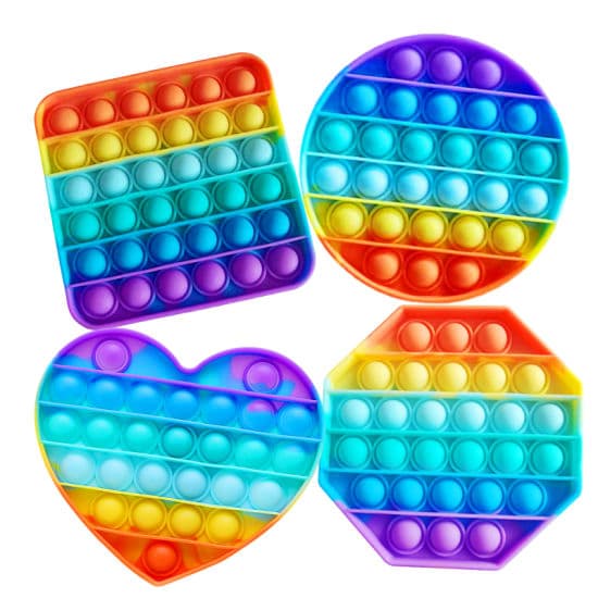Colorful Fidget Push Pop Bubble Sensory Toy | Stress Reliever for Kids | Autism Needs