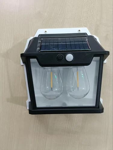 Solar Rechargeable PIR Motion Sensor Wall Lamp | Outdoor Waterproof COB LED Light