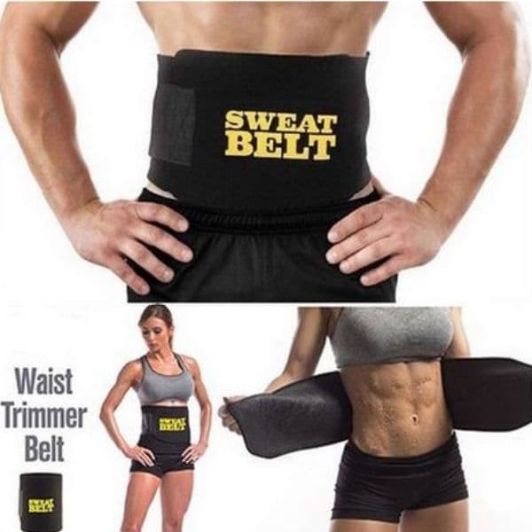 Sweat Waist Slimming Belt | Adjustable Waist Trainer | Fat Burning Body Shaper